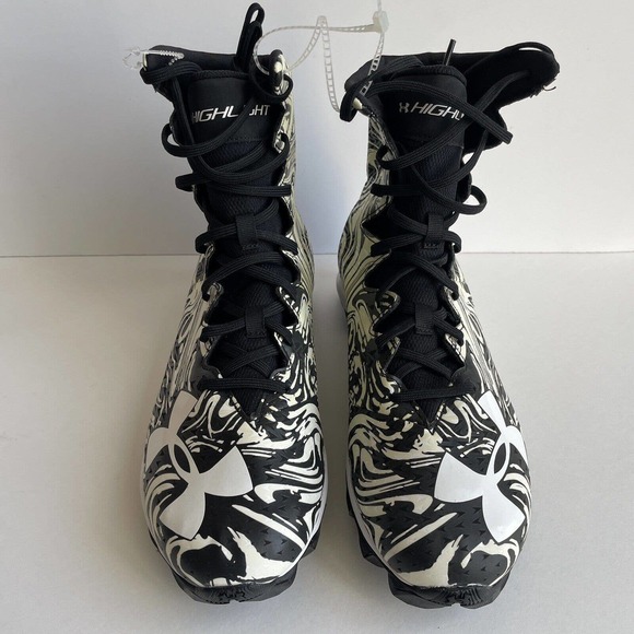 Under Armour Cleats Size 11 Mens Highlight 1289772-011 Black Lace Up Foo… main image 5
